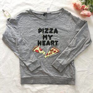 H&M Printed Crewneck Sweatshirt